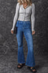 Southern Belle Elastic High Waist Flare Denim Jeans