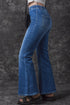 Southern Belle Elastic High Waist Flare Denim Jeans
