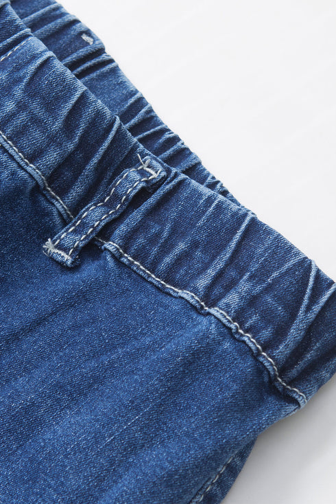 Southern Belle Elastic High Waist Flare Denim Jeans