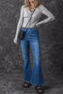 Southern Belle Elastic High Waist Flare Denim Jeans
