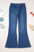 Southern Belle Elastic High Waist Flare Denim Jeans