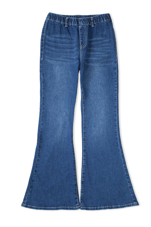 Southern Belle Elastic High Waist Flare Denim Jeans