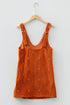 Southern Belle Floral Embroidered Corduroy Overall Mini Dress