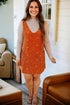 Southern Belle Floral Embroidered Corduroy Overall Mini Dress