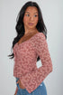 Southern Belle Floral Lace Drawstring Knot Blouse