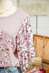 Southern Belle Floral Patchwork Flowy Half Sleeve Blouse