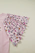 Southern Belle Floral Patchwork Flowy Half Sleeve Blouse