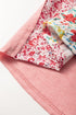 Southern Belle Floral Patchwork Ruffle Sleeve Blouse