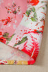 Southern Belle Floral Print Collared Short Sleeve Blouse