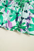 Southern Belle Floral Print Shirred Square Neck Mini Dress