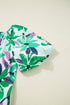 Southern Belle Floral Print Shirred Square Neck Mini Dress