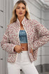 Southern Belle Floral Print Stand Neck Pocketed Jacket