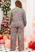 Southern Belle Floral Print Wide Leg Loungewear
