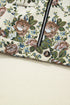 Southern Belle Floral Print Zip Up Collared Jacket
