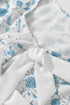 Southern Belle Floral Puff Sleeve Bow Mini Dress