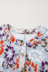 Southern Belle Floral Sleeveless Buttoned Wide Leg Jumpsuit