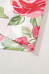 Southern Belle Floral Striped Frilled Short Sleeve Blouse