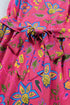 Southern Belle Flutter Sleeve Belted A Line Floral Dress