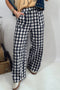 Southern Belle Gingham Tie Elastic Waist Pants