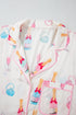 Southern Belle Glass Print Bow Knot Loungewear Set