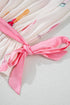 Southern Belle Glass Print Bow Knot Loungewear Set