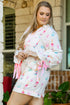 Southern Belle Glass Print Bow Knot Loungewear Set