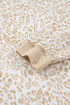Southern Belle Leopard Print Ruffled Sleeve Pullover Sweatshirt