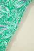 Southern Belle Paisley Print Button Front Tied Waist Mini Dress