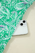 Southern Belle Paisley Print Button Front Tied Waist Mini Dress