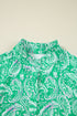 Southern Belle Paisley Print Button Front Tied Waist Mini Dress