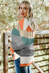Southern Belle Paneled Print Pullover Long Sleeve Top