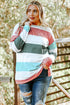 Southern Belle Paneled Print Pullover Long Sleeve Top