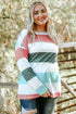 Southern Belle Paneled Print Pullover Long Sleeve Top