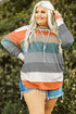 Southern Belle Paneled Print Pullover Long Sleeve Top
