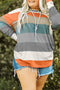 Southern Belle Paneled Print Pullover Long Sleeve Top