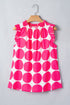 Southern Belle Polka Dot Frilled Round Neck Tank Top