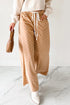 Southern Belle Polka Dot Print Drawstring Wide Leg Pants