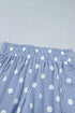 Southern Belle Polka Dot Shirred High Waist Casual Shorts