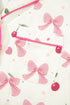 Southern Belle Print Piped Short Sleeve Pajama Set
