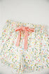 Southern Belle Print Piped Short Sleeve Pajama Set