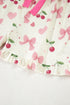 Southern Belle Print Piped Short Sleeve Pajama Set