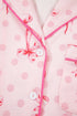 Southern Belle Print Piped Short Sleeve Pajama Set