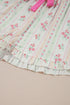 Southern Belle Print Piped Short Sleeve Pajama Set
