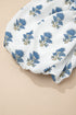 Southern Belle Puff Sleeve Tied Neck Pocketed Floral Dress