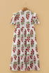 Southern Belle Puff Sleeve V Neck Mini Floral Dress