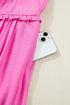 Southern Belle Ruffle Trim High Waist Sleeveless Maxi Dress