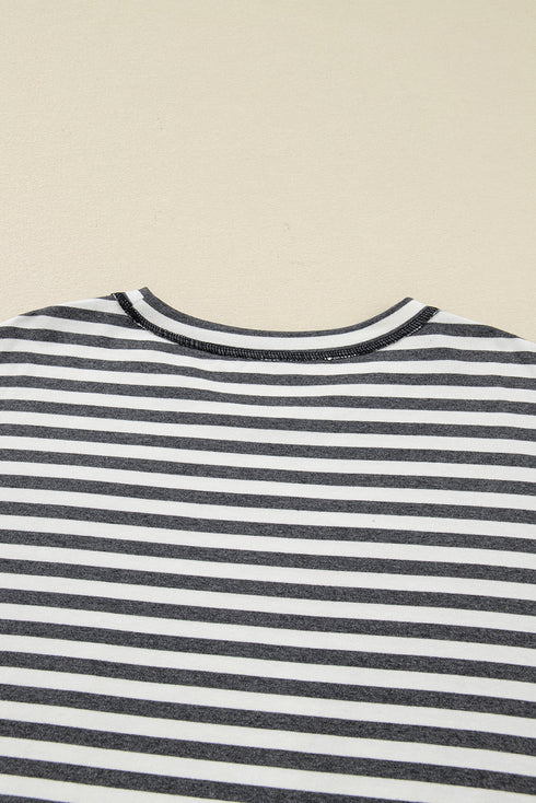 Southern Belle Star And Stripe Long Sleeve Top