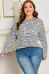 Southern Belle Star And Stripe Long Sleeve Top