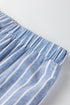 Southern Belle Stripe Button Detail Wide Leg Pants