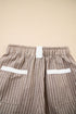 Southern Belle Striped Drawstring Cargo Jogger Pants